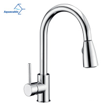 Aquacúbico High Arc Single Many WRAS CECTIFICADO EN1111 grifo de cocina estándar con pulverizador SUS 304 Acero inoxidable